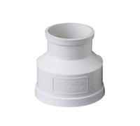 1pc White PVC Reducing Straight Connector Inner Dia 50 75 110 160 200 250 315 400mm Drain Pipe Adapter Drainage Fittings(110x50mm)