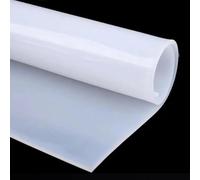 1PC White Square Soft Silicone Sheet for Countertop Protection - Versatile Thickness from 0.5mm to 5mm(500x500x1mm)