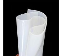 1PC White Translucent Silicone Sheet - 1/2/3mm Thick Soft Rubber Protective Pad, 100/200mm Wide, Heat Resistant(200x200x2MM)