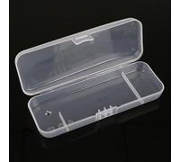 1Pc White Transparent Shaving Box for Shaver Razor, Razor Protector Plastic Box Cover Container Storage for Manual Razor System Shaver Accessories