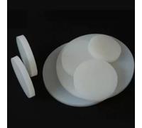 1PC White VMQ Silicone Rubber Solid Disc - 55mm to 150mm Round Sealing Insulation Gasket(130mm*5mm)