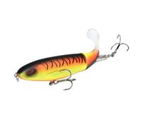 1pc Whopper Popper 9cm/11cm/13cm Topwater Fishing Lure Artificial Bait Hard Plopper Soft Rotating Tail Fishing Tackle Geer(Color B,9cm 13g)