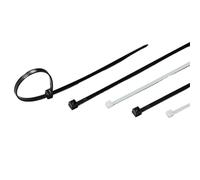 1pc width1.8mm 3 * 100/120/150/200 self Locking Nylon Cable Ties Zip tie Fastening Ring Wraps Strap Nylon Cable Tie(3x120 White 1000pcs)