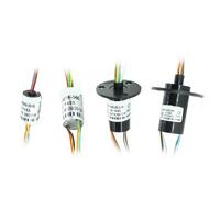 1pc Wind Power Mini Slip Ring Dia. 6.5mm 7.9mm 12.5mm 22mm with 1A/1.5A/2A Current 6 8 12 18 24 Channels Rotary Union Joint(7.9mm 8CH 1A)