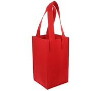 1pc Wine Tote Bag Drawstring Bags Foldable Tote Bag Travel Bottle Carry Bag Liquor Bags Portable Wine Storage Pouch Red Bag Reusable Shopping