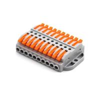 1PC Wire Connector 2-30 Pins Fast Universal Compact Conductor Wiring Cable Electrical Push-in Butt Terminal Block(223-5)