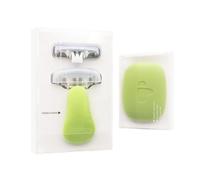 1pc Women's Manual Featuring Anti Slip Grips Compacts Size Ideal Travel Companion Efficient Stainless Steel Portable Women's Manual Hair Removal