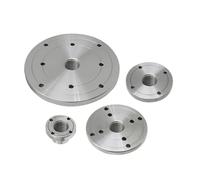 1pc Wood Lathe Face Plate for M33 M18 1 Inch Threaded Woodworking Turning Machine Chuck 2" 3" 4" 6" Flange Faceplate (Color : M18x2.5 50MM)