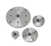 1PC Wood Lathe Face Plate for M33 M18 1 Inch Threaded Woodworking Turning Machine Chuck 2" 3" 4" 6" Flange Faceplate (Color : M18 x 2.5 50MM)