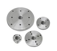 1PC Wood Lathe Face Plate for M33 M18 1 inch x 8 TPI Threaded Woodworking Turning Machine Chuck 2" 3" 4" 6" Flange Faceplate (Color : M18 x2.5 100MM)