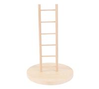 1pc Wooden Bird Climbing Ladder Training Stand for Parrots Natural Play Environment Promotes Fun Exercise Easy to Install Birdcage