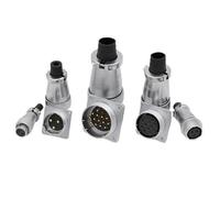 1pc WS32 TP32 connector 4/10/13/19pin connector female male connector hole diameter 32mm(Reverse assembly,4pin)