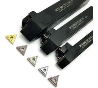 1pc WTENN External Tool Holder Set with TNMG Carbide Inserts - Precision Turning Tool for Metalworking and Machining(WTENN2525M16 TNMG160408 VP15TF)