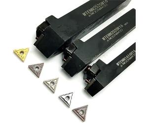 1pc WTENN External Tool Holder Set with TNMG Carbide Inserts - Precision Turning Tool for Metalworking and Machining(WTENN1616H16 TNMG16404 H01)