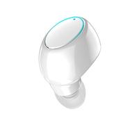1Pc X6 Wireless Headphone Handsfree Voice Prompt ABS Stereo Bluetooth-compatible 5.0 Earbud for Sports Valentine's Day/Mother's Day/Wedding/Anniversary/Christmas/Birthday Gifts - White