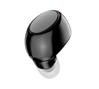 1Pc X6 Wireless Headphone Handsfree Voice Prompt ABS Stereo Bluetooth-compatible 5.0 Earbud for Sports Valentine's Day/Mother's Day/Wedding/Anniversary/Christmas/Birthday Gifts - Black