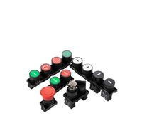 1pc XB2-EA31 EA42 circular plastic button switch ZB2 self reset self-locking flat button red, yellow, blue, green, black(HB2-EA3351)