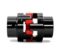 1PC XL0 D30L50 8/10/12/14/16mm GR14 CNC Motor Ballscrew Jaw Spider Plum Steel Shaft Coupler Flexible Couplin(10x12)