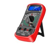 1pc XL830L Handheld Digital Multimeter Backlight Portable AC/DC Ammeter Voltmeter Ohm Voltage Tester Meter Multimetr(XL830L Orange Sheath)