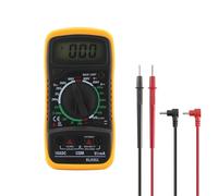 1pc XL830L Handheld Digital Multimeter Backlight Portable AC/DC Ammeter Voltmeter Ohm Voltage Tester Meter(XL830L-Yellow)