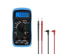 1pc XL830L Handheld Digital Multimeter Backlight Portable AC/DC Ammeter Voltmeter Ohm Voltage Tester Meter(XL830L-Blue)