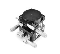 1pc XYZR Axis 60×60mm LT60-LM Sliding Table - 4-Axis Fine-Tuning Manual Linear Platform for Machinery and Optical use