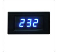 1pc YB5130 AC0-500V LED Digital AC Voltmeter Voltage Meter AC 220V 120V Volt Panel Meter for Single Phase Voltage Regulator(Semi-closed (Blue))