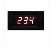 1pc YB5130 AC0-500V LED Digital AC Voltmeter Voltage Meter AC 220V 120V Volt Panel Meter for Single Phase Voltage Regulator(Semi-closed (Red))
