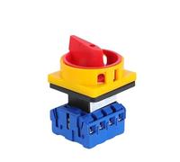 1pc YMD11-25/4P Isolator Switch ON-OFF 690V 25A Padlock 2 position 4 Poles Main Rotary Cam Switch Emergency stop