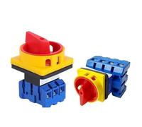 1pc YMD11 3P 690V 40/63/80/100A Isolator Switch Padlock Disconnect Selector With ON-OFF Panel Power Control Replace LW30(3P Switch With S Box,25A)