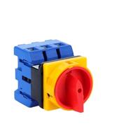 1pc YMD11-80A 100A 3/4P Isolator Selector Silver Contact Disconnect Load Break ON-OFF Rotary Cam Switch LW30-100(80A 4P)