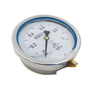 1pc YN100 4" M20*1.5 or 1/2"Better Sports Performance thread 100mm Stainless steel shell Shock- proof oil - filled pressure gauge,lower mount manometer(-0.1-0.1Mpa)