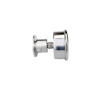 1pc YN60ZBF Oil Hydraulic Air Water Pressure Vacuum Gauge Back Connection Type Disc Clamp Type(64mm OD Ferrule,0-0.4Mpa)