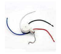 1pc ZE-208S 3Way Speed Wall Light Pull Switch Home Ceiling Fan Lamp Pull Chain Cord Switch Set