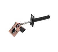 1pc Zinc Alloy Hidden Chain Safety Door Bolt Hotel Invisible Buckle Hasp Window Lock for Hotel Home(Color 5)