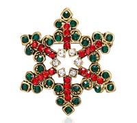 1pc Zinc Alloy Merry Christmas Brooco For Men Women