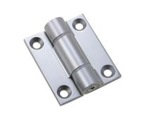 1pc Zinc Alloy Positionable Torsion Hinge for Industrial Electrical and Medical Equipment Adjustable for Any Stop Damping(Matte Silver)