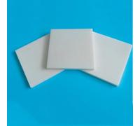 1pc Zirconia Ceramic Square Sheet - 100x100 mm Insulation Board, High Temperature Resistant & Wear-Resistant Substrate(100x100x0.8mm)