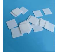 1pc Zirconia Ceramic Square Sheet - High Temperature Resistant Insulation Plate, Wear-Resistant and Durable(20x20x0.6mm)