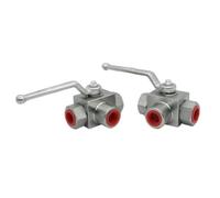 1pc3Way High Pressure Ball Valve Shut Off Valve NPT1/2 5800-7250PSI(NPT1-4)