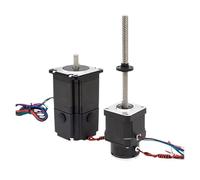 1PCS 0.38-1.9Nm DC1.5-3A 5/8/10mm Shaft Self-locking Dynamic Brake 42/57mm Nema17/23 Permanent Magnet Brake Linear Stepper Motor(57x95mm-21mm Shaft)