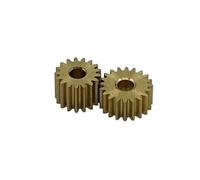 1PCS 0.3M Modulus 15/17 / 20 Teeth Copper Brass Metal Gear Motor Spindle Pinion Gearwheel Fit 1mm/2mm Motor Shaft(20T 1.98mmHole)