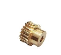 1pcs 0.5 Module Copper Worm Gear 0.5M 20 Teeth 25T 30T 35 Teeth Transmission Gear 4mm 5mm 6mm Hole Worm Pinion(35 teeth 5mm bore)
