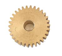 1pcs 0.5M 76T Brass Spur Gear .5 Module 76 Teeth Cylindrical 39mm Diameter 5mm Thickness Straight Pinion shaft pinion(4mm bore)