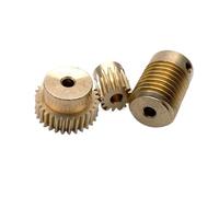1pcs 0.5M Enveloping Worm Turbine Gear 1:10/15/20/25/30/40/50/60 Teeth 2/3/4/5/6mm Transmission Mechanism(5mm,1 Piece-20 Teeth)