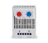 1pcs 0-60'C KTO011 KTS011 Compact Bimetallic Thermostat Mechanical Temperature Controller Normal Open Close KTO 011 KTS(ZR011 Heat and Cool)