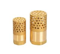 1PCS 1" 1-1/4" 1-1/2" BSP Female Brass Check Valve Non-Return All Copper Strainer Filter DN25 32 40 50 for Water Plumbing Pump(DN25)