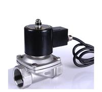 1PCS 1-1/2" Stainless Steel Explosion-Proof Solenoid Valve 304 Stainless Steel(24vac-Normally Closed)