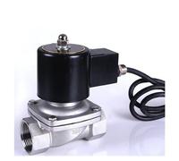 1PCS 1-1/4" Stainless Steel Explosion-Proof Solenoid Valve Two-Way Explosion-Proof Solenoid Valve(24VDC-Normally Closed)