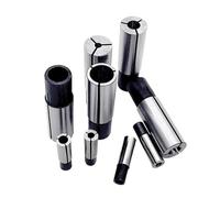 1pcs 1/2 1/4 1/8 3.175 6.35 12.7 CNC Adapter Collet Shank CNC Router Tool Adapters Holder Milling Cutter Conversion Chuck(6-4)